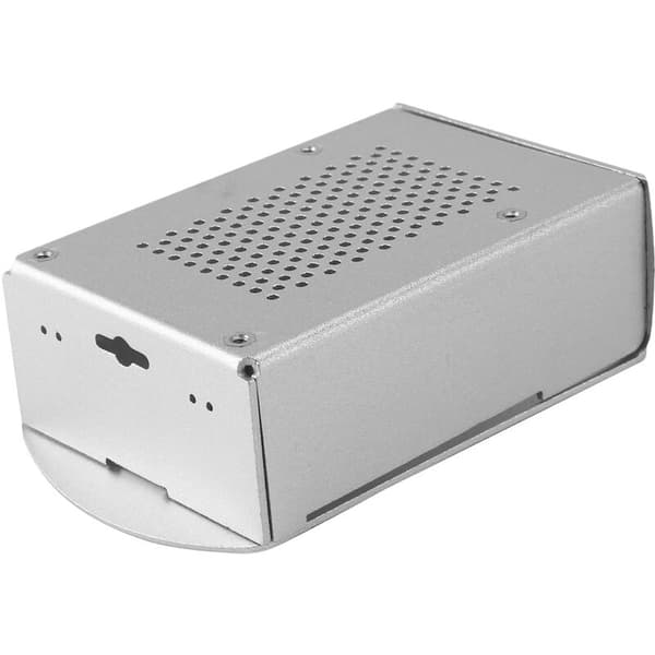 for Raspberry Pi 3-etui i aluminium, metallkapsling, kompatibel med for Raspberry Pi 3 modell B (sølv)