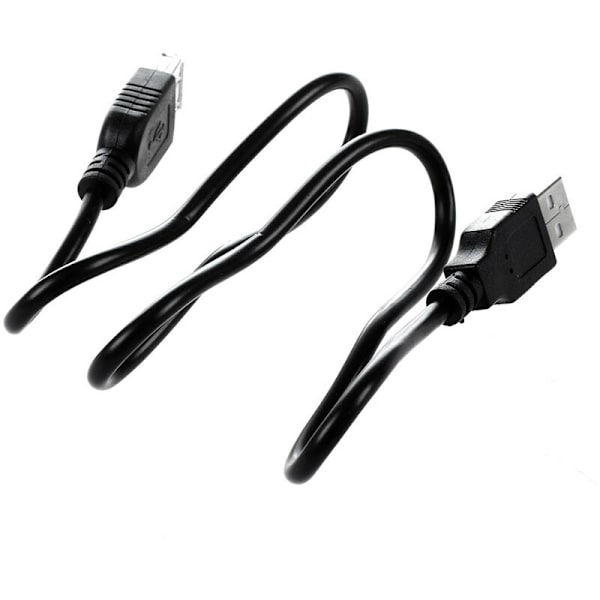 Sort USB-stik til 0,6M dataadapterkabel til forlængelse
