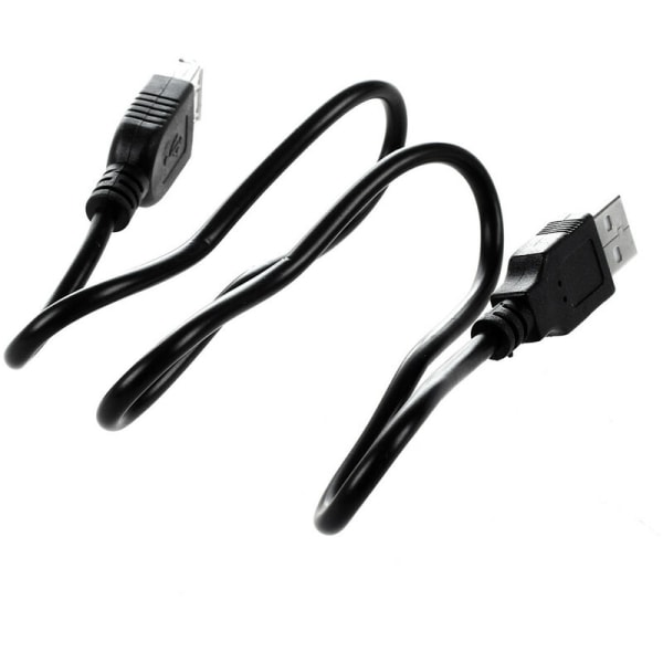 Svart USB hann til 0,6 M dataadapterkabel for forlengelse
