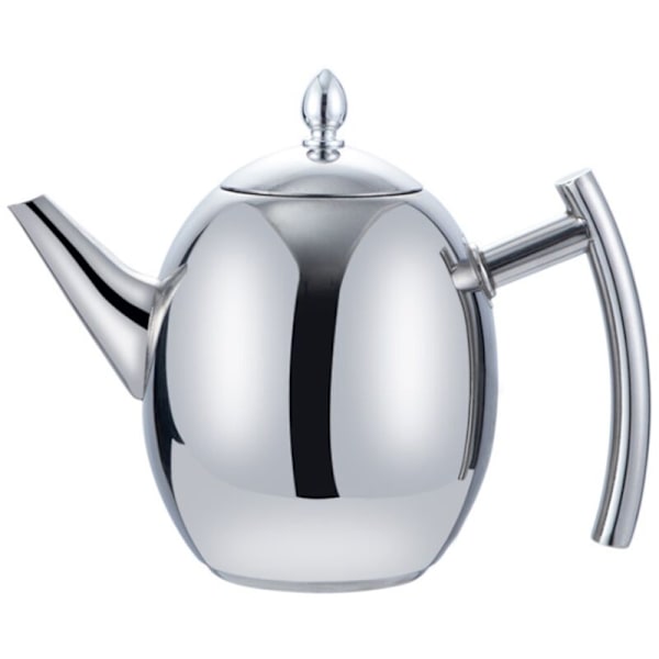 2L Rostfritt Stål Tekanna med Tesil Tekanna med Teinfuser Infuser Teaware Set Tekanna för Induktion