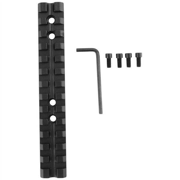 14cm Picatinny-tähtäinkisko / 13-paikkainen tähtäinkisko, musta