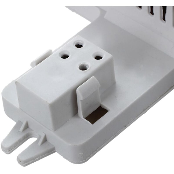 2X Hvid Plastik Lysstofrør Forkobling 220V 0.19A 38W Rør Pære Pin 2D Skall