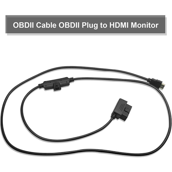 For Edge Products Udskiftning OBDII Til Adapter Kabel Kompatibel med CS2 CTS2 CTS3 Stik Monitor H00008000