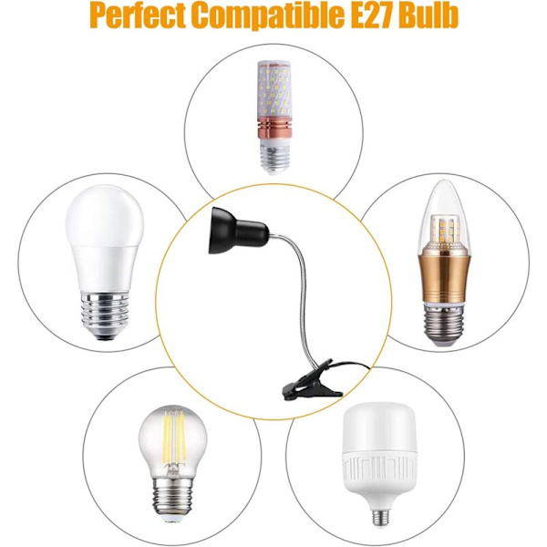 25/50W UVA UVB Reptil Varmelampe med 2 Pærer, Solbadningssted Hængende Lampe med Klips & Afbryder, Kæledyrsvarmelampe til Skildpadde Tank (E27, 220V)