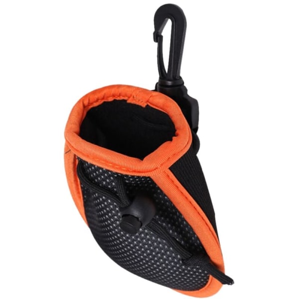 Portable Golf Ball Cleaning Bag Durable Nylon Soft Golf Wiping Storage Golf Training Sports Accessories