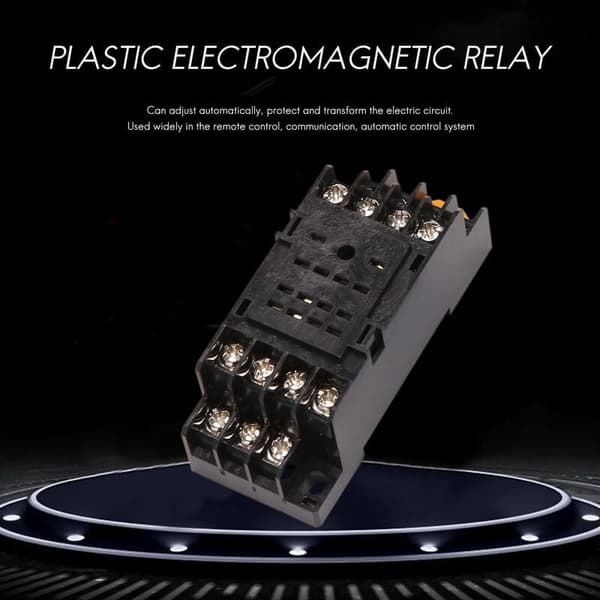 HH54P DC 12V spole 4PDT 14 ben elektromagnetisk relæbase DYF14A