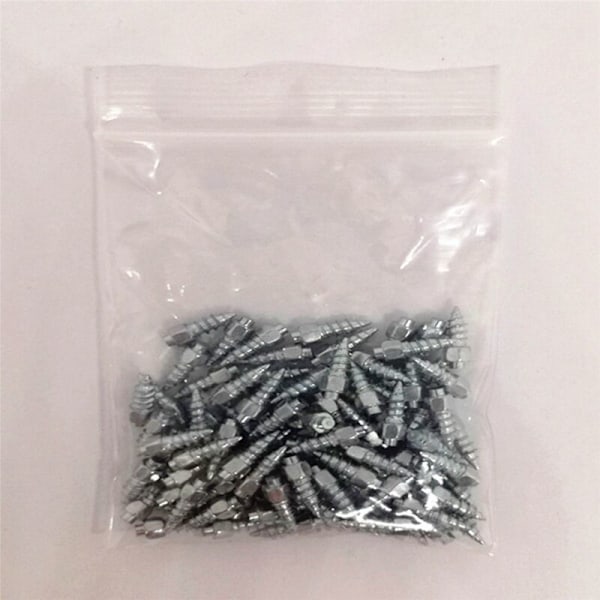 200 stk 12mm Dekkpigger Karbid Skruespisser Snø Anti-Skli Anti-Is for Bil/SUV/ATV/UTV Bilpigg