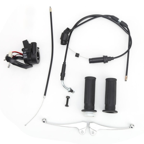 Throttle Grip Kabel Bremsespaghæng Ignition Switch Kit Passer til Yamaha YZinger 50/PeeWee PW50