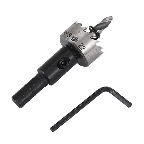 Hulsav HSS stål hulboremaskine trælegering metalkutter 22mm