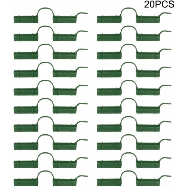 20 stk. drivhusklemmer, drivhusrammeklemmer, drivhusfilmklemmer, drivhusklemmer, drivhusklemmer, skyggenetsklemmer, 11 mm