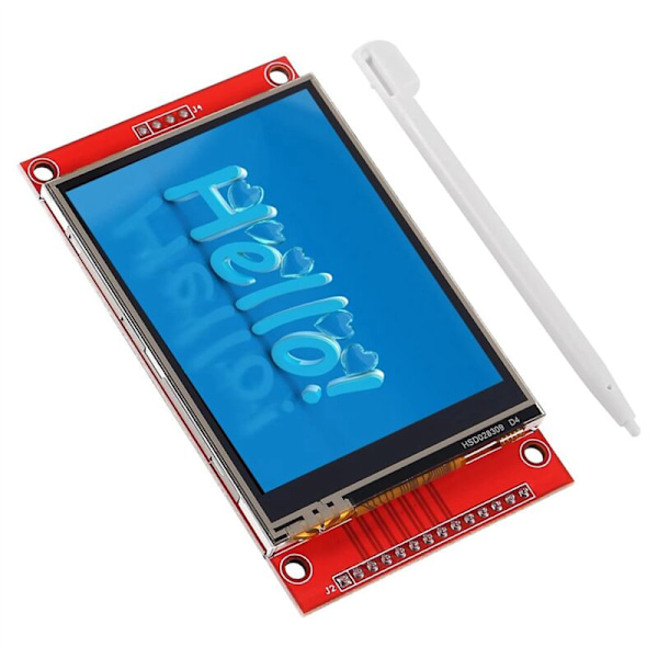 2,8 tommer ILI9341 SPI TFT LCD Touch Screen 320X240 5V/3.3V STM32 Displaymodul med Stylus