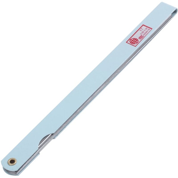 200 mm lång 17 ark 0,02 mm-1,0 mm utrymmesmätande tjocklekssensor
