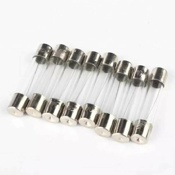 100 glasrörssäkringar 5x20mm i låda Säkring 0.2A 20A