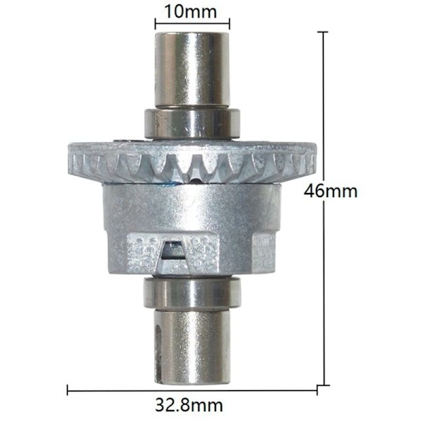 Kauko-ohjattavan auton metalliero 55-ZJ06A 9125 9155 9156 Xinlehong 1/10 1/12 varaosiin
