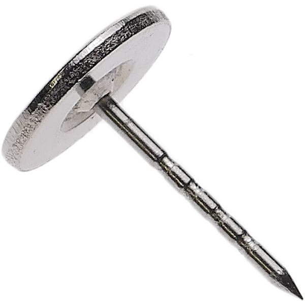 Sort Anti-Tyveri Etiket med Stift 47 x 42 mm