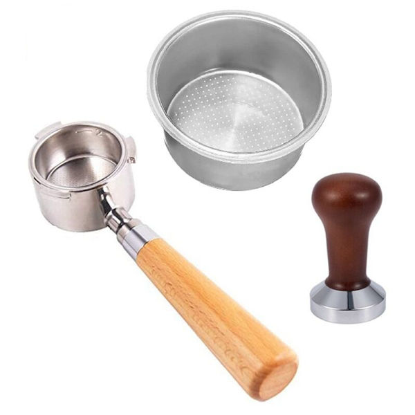 Portafilter i rostfritt stål 51 mm för kaffemaskiner EC680 / EC685
