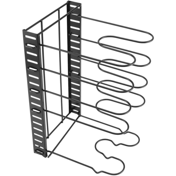 5-lags jernpande-arrangørholder skærebræt pande pottehylde justerbart køkken tilbehør madlavningsredskaber opbevaringsstativ