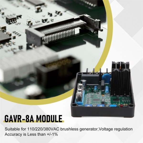 Gavr-8A Universaali AVR-generaattori Automaattinen jännitteen säädinmoduuli AVR-generaattori toimii hyvin