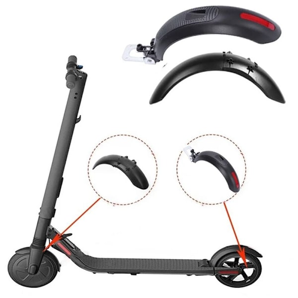 -Bakre stänkskydd -Däckstänkskydd -Stänkskydd för ES1 ES2 ES3 ES4 Elsparkcykeltillbehör