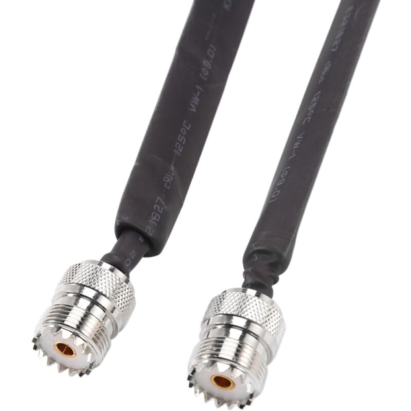 Ovi/Ikkuna Läpivienti Litteä RF Koaksiaalikaapeli SO239 UHF UHF 50 Ohmin RF Koaksiaalipigtail Jatkojohto