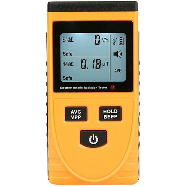Plugstrålningsdetektor, bärbar dosimeterräknare med LCD-display, GM3120 radioaktiv detektor