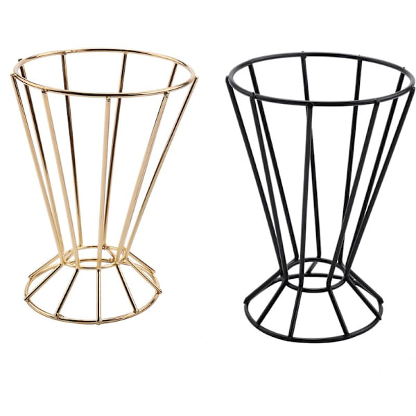 2 stk. Metal Jern Plante Stativ Balkon Dekoration Plante Stativ Pergola