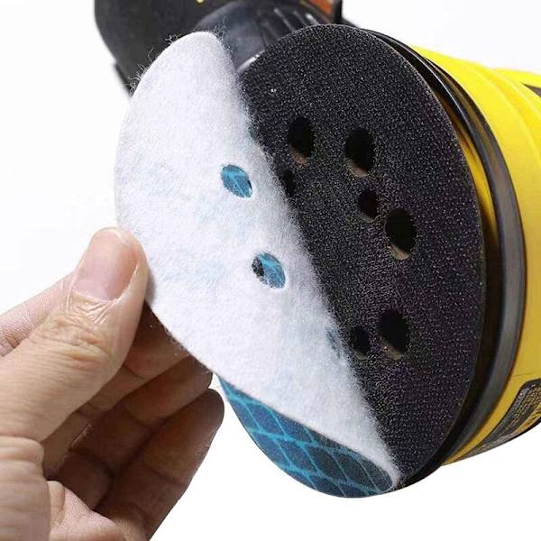 70 st Orbital Sander Sandpapper 5 tum 8 hål Slipning Disk Sandpapper Grit för Diamond Anti-Block Slipningsskivor