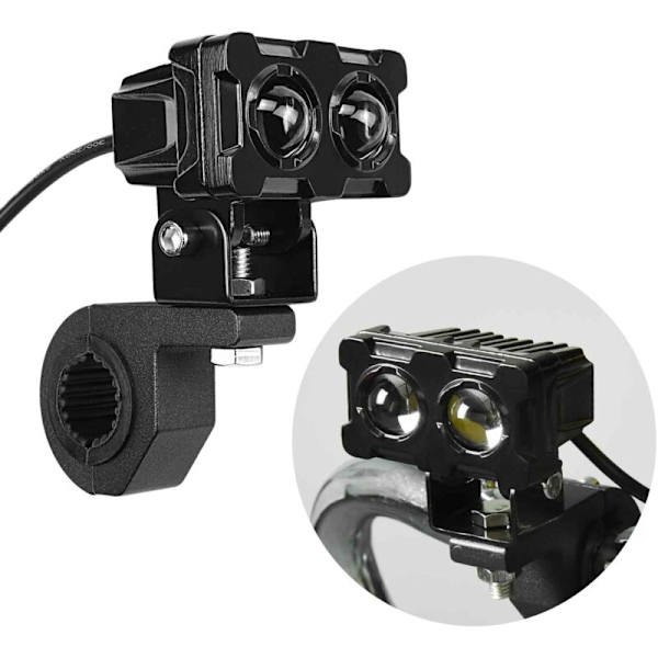 1 st LED-strålkastare för motorcykel, extra strålkastare, DRL-strålkastare, projektor för motorcykel, ATV, SUV