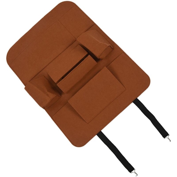 Auto Bagsager til bagsædet Bil Organizer Box Kopholder Style In til bøger Tablet Lys Kaffe