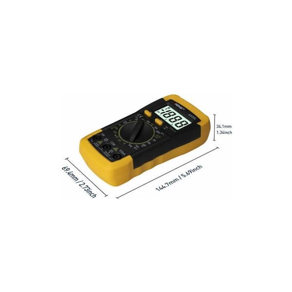 Digitalt LCD-multimeter, DC-tester multimeter