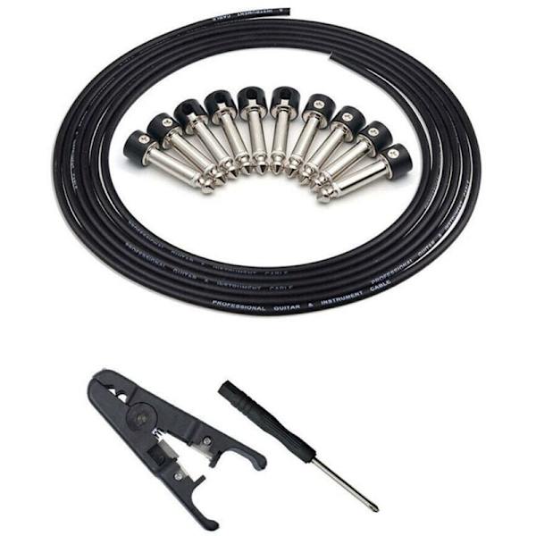 Loddekontakter Design Gitar Kabel DIY Gitar Pedal Patch Kabel Kit