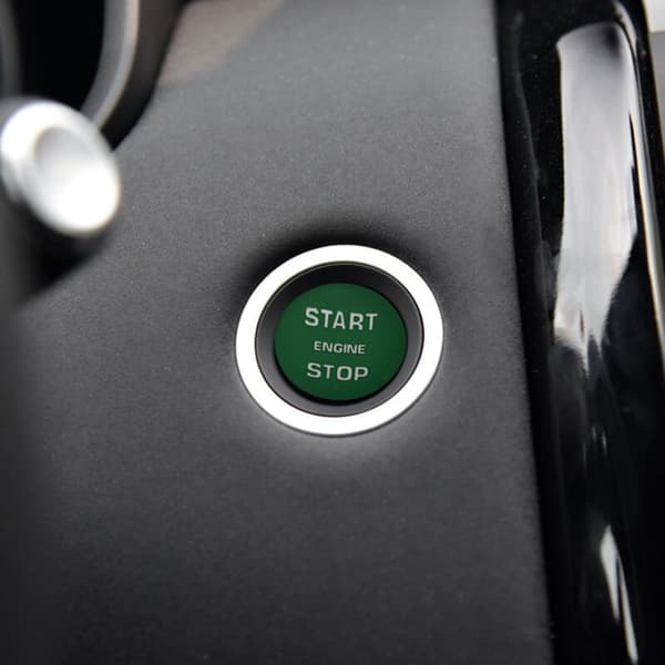 Deksel for start/stopp-knapp for bilmotor, Range Rover, grønn