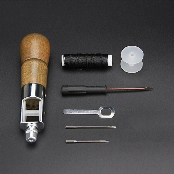 7 st/set lädersömnadsverktyg DIY läderhandsömnadsverktygssats (173 mm)