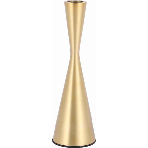 Enkle moderne stil lysestaker bryllupsdekorasjon barfestdekorasjon lysestake (gull S)