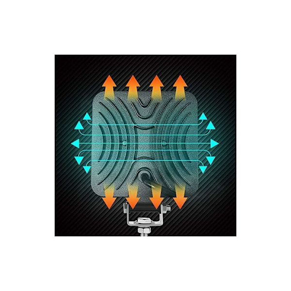 Par 4” Traktor LED Arbejdslys 300W 12000LM 6000K 4x4 LED Forlygte IP67 Motorcykel LED Ekstra Lys Kvadratisk 8D Linse Ekstremt Høj Lysstyrke