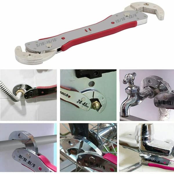Clea Universal Multifunction Magic Wrench Adjustable Automatic Ratchet 9 to 45 mm