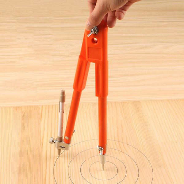 2 Kompasser/Set Precision Penselkompasser, Stor Diameter - Orange（90cm+150cm）
