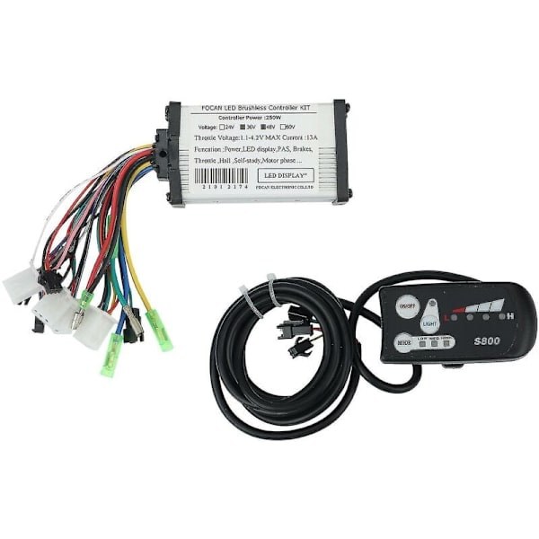 Ebike Led Display 24v 36v 48v S800 Elektrisk Cykel Cykel Display ,48v