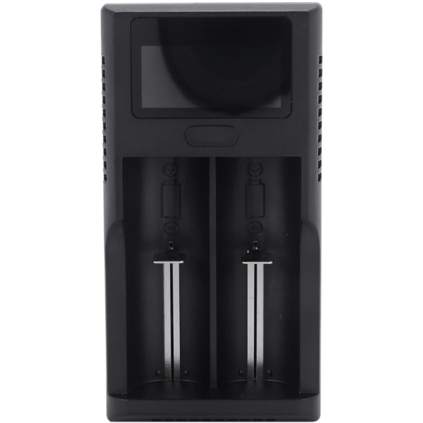 Dobbelt slots LED-skærm batterioplader spændingsdisplay USB smart genopladelig til Aa/Aaa Ni-/Ni-Cd