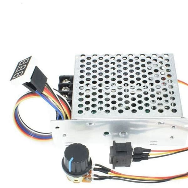 Toveis DC-motorhastighetsregulator med digital display for tachometer
