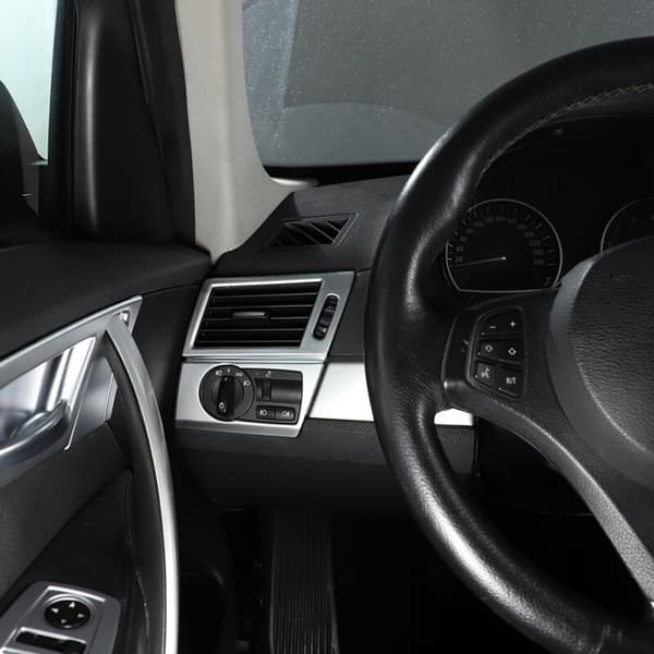 Bils instrumentpanel Båda sidor Luftkonditionering Utlöpsram Trim Cover Dekaler för- X3 E83 2003-2010