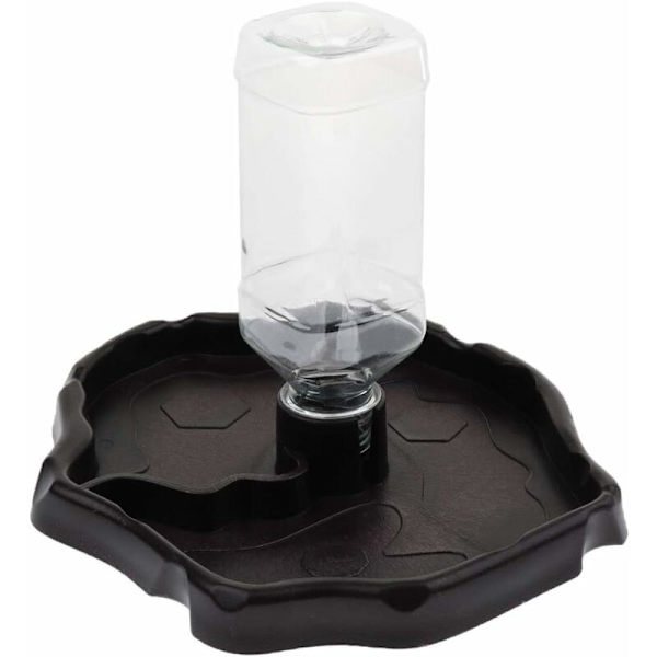 Bärbar Vattendispenser med Plastfat för Reptiler Sköldpadda Gecko - 3