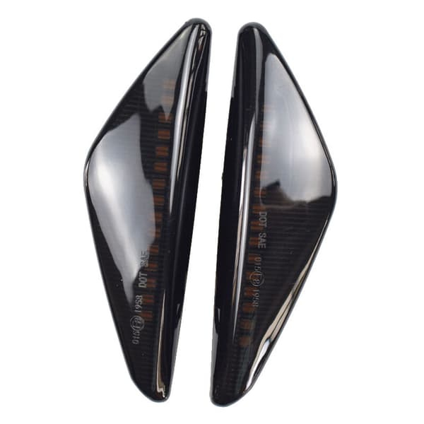 2 stk. dynamiske LED-sidemarkeringslys med røykeffekt til bil, blinklys for X3 F25 X5 E70 X6 E71 E72 2008-2014