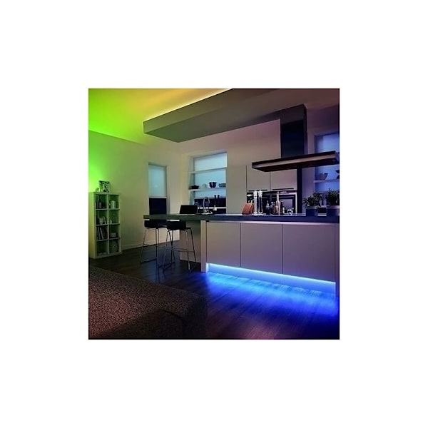 LED-remsor, 5m Vattentät, 300 RGB LED, Flexibel Färgväxlande Ljusremsa (RGBW)