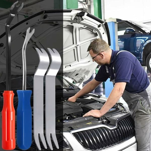 Auto Trim Removal Tool Set, 4 Piece Set, Car Dash Panel Radio Installation Tool-