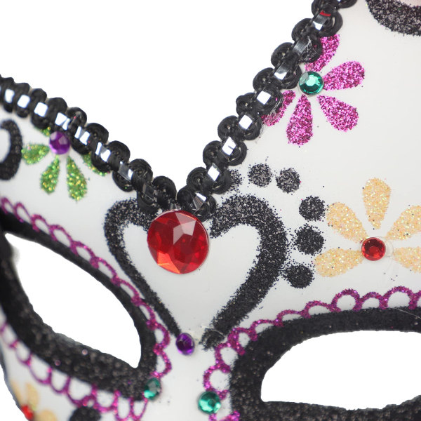 Halloween mask män dam par halvansikte venetiansk mask antik maskerad mask kostym Karneval Balfest Nattklubb