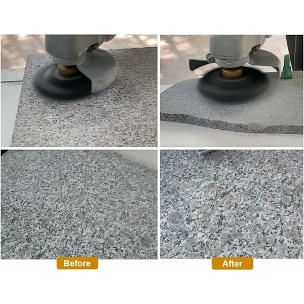 7 st diamantpoleringsskiva 4\"/100 mm torra diamantpoleringsplattor för marmor, granit, sten, betong (50)