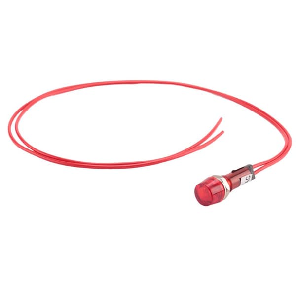 Ilmaisinsignaalilamppu Pilot Light Red AC 250V W2 Wires