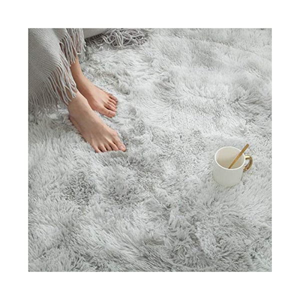 Myk teppe for myk myk imitert saueskinns teppe for sengside plysj gulvmatte sofa dekorativ pute teppe for barnehage sovesal
