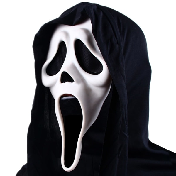Skrämmande spökmask, Skull Ghost Horror helhuvudmask